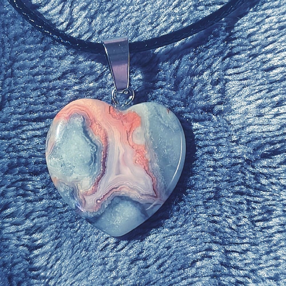 Crazy Lace Agate Καρδιά CLAK-01