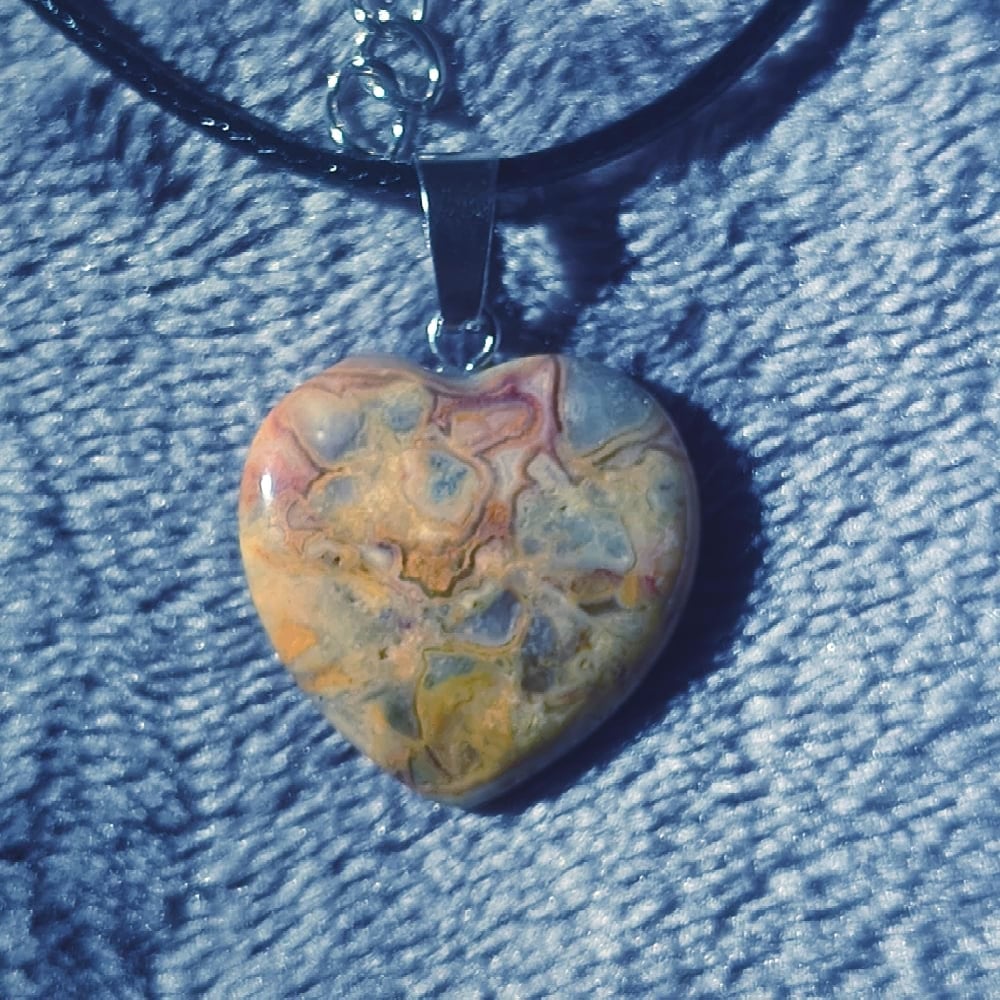 Crazy Lace Agate Καρδιά CLAK-02 - Image 2