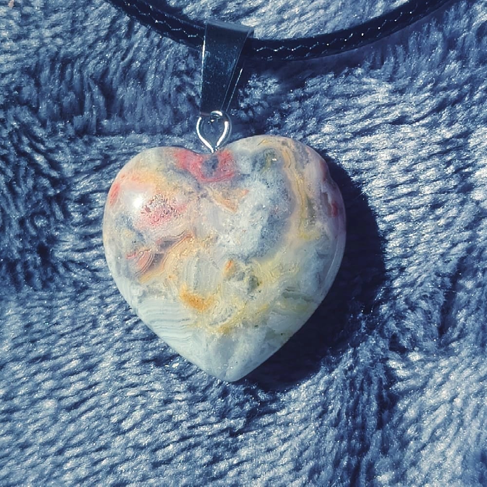 Crazy Lace Agate Καρδιά CLAK-11