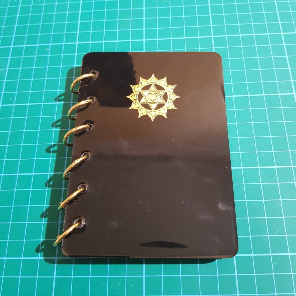 Pocket Resin Love n Light  Notebook