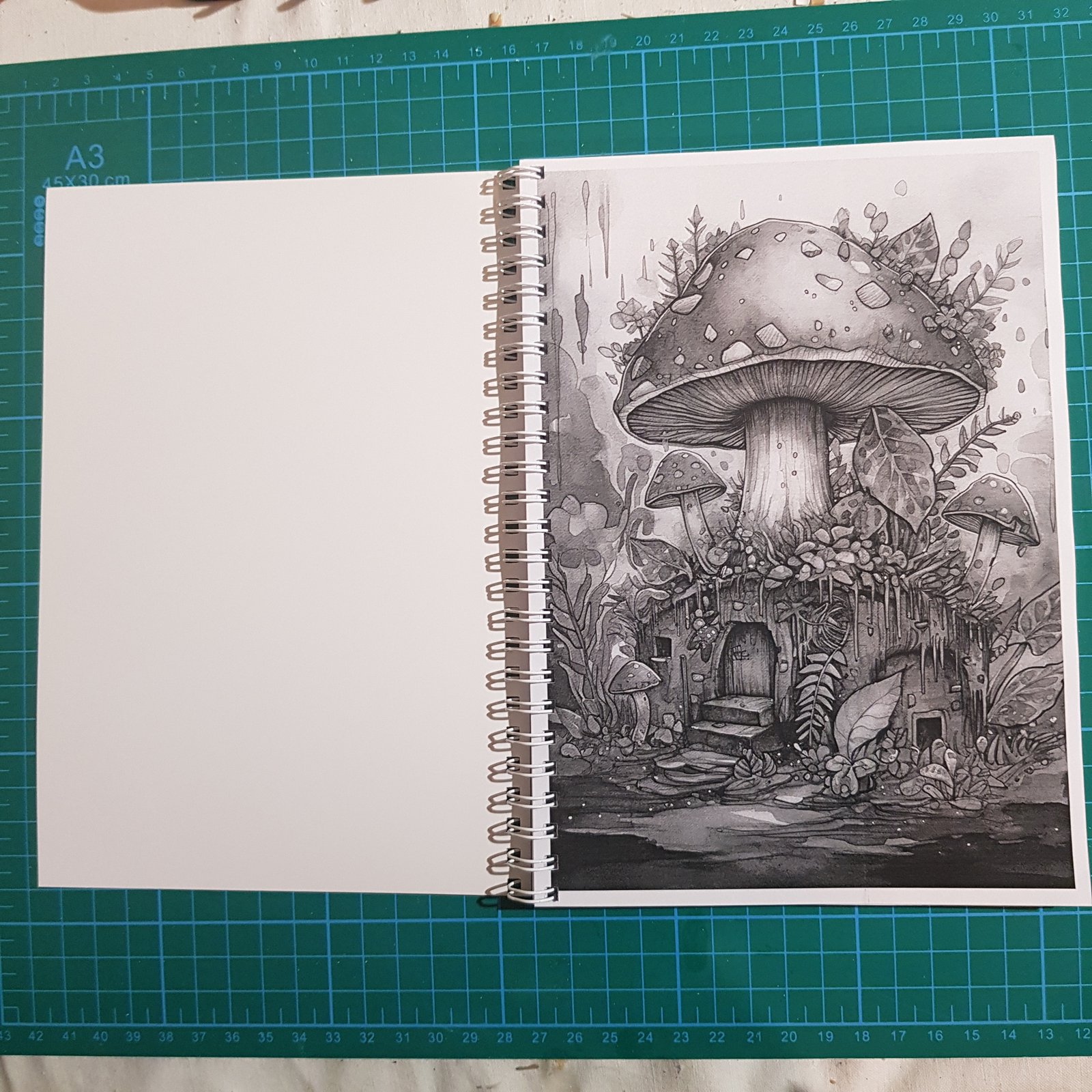 Mushroom House Notebook spiral - Image 2
